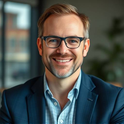 Portræt af Lars Olsen, CTO og medstifter af Kreativt Bureau København